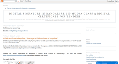 Desktop Screenshot of bangaloredigitalsignature.info