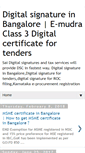 Mobile Screenshot of bangaloredigitalsignature.info